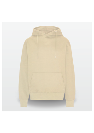 Heavy Hoodie med college tekst