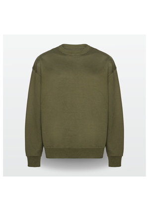 Heavy Sweatshirt med college tekst