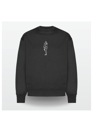 Heavy Sweatshirt med outline