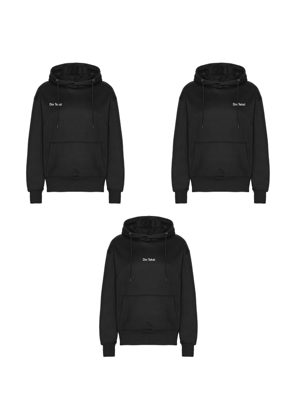 Heavy Hoodie med egen tekst