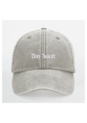 Vintage cap med egen tekst