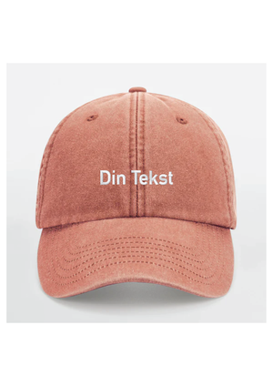 Vintage cap med egen tekst