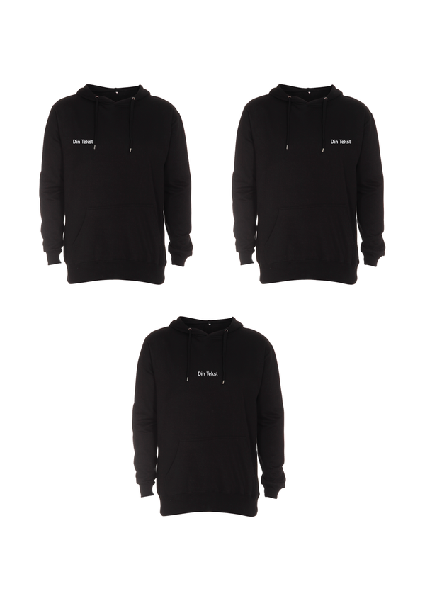 Hoodie med egen tekst