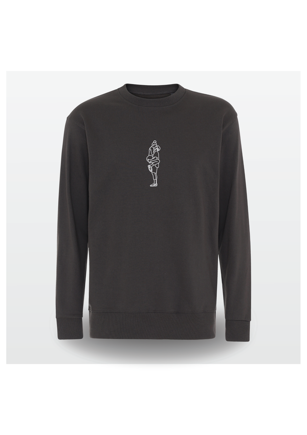 Sweatshirt med outline