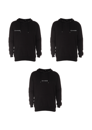 Hoodie med Spotify kode