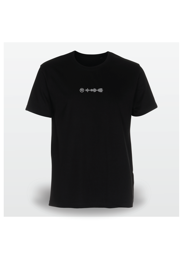 T-shirt med Spotify kode