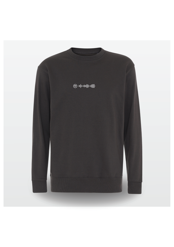 Sweatshirt med Spotify kode