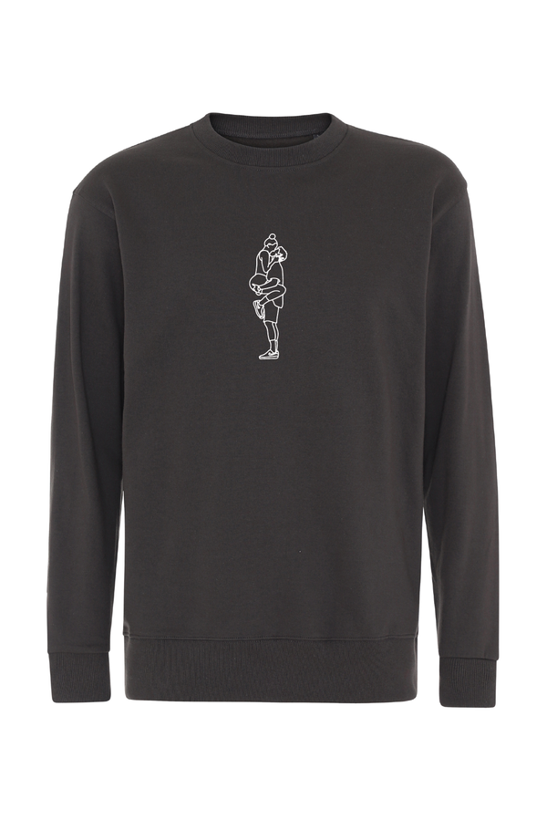 Sweatshirt med outline