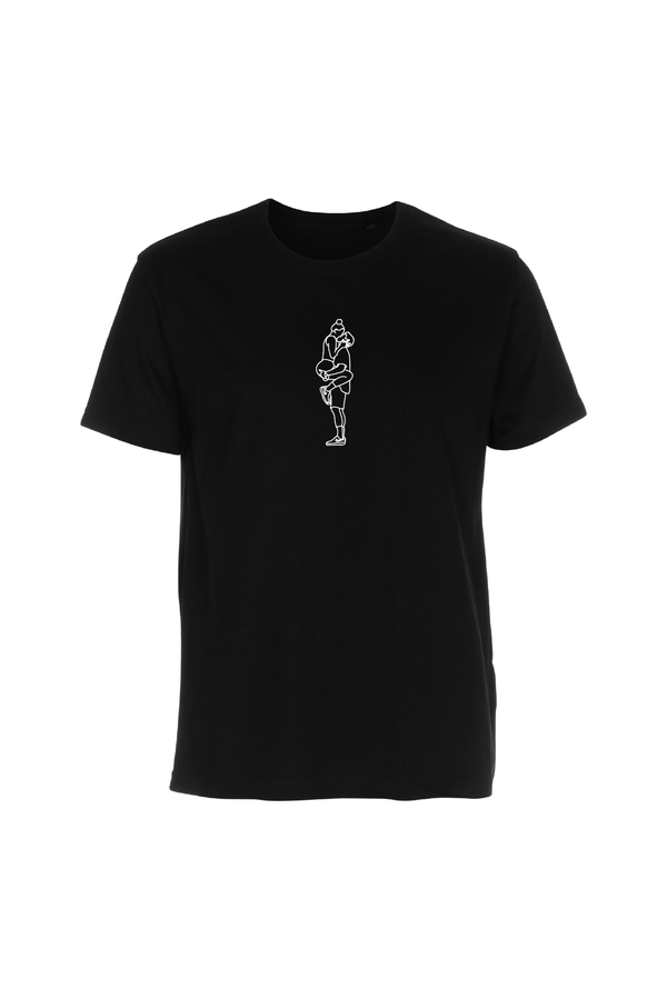 T-shirt med outline