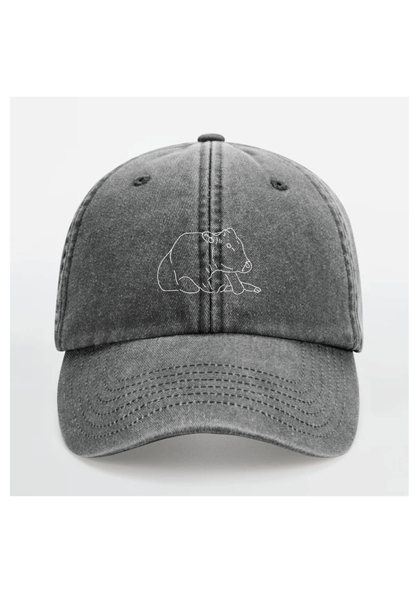 Cap med outline - Vintage