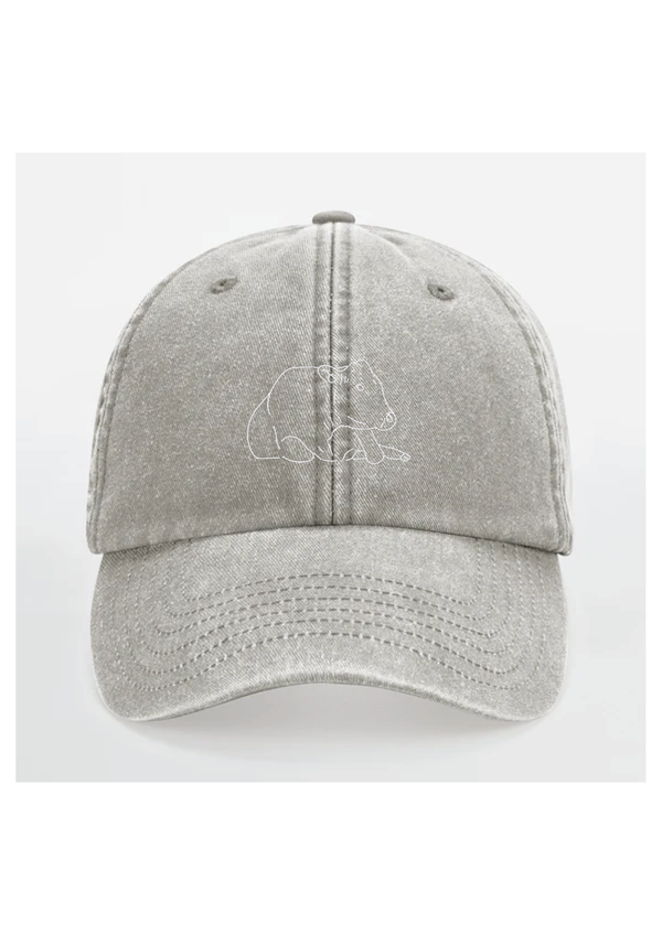 Cap med outline - Vintage
