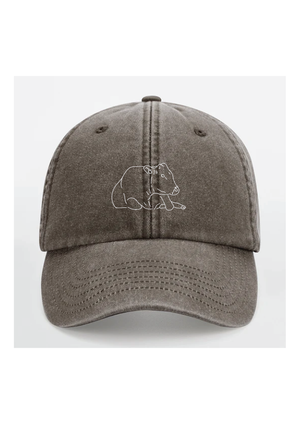 Cap med outline - Vintage