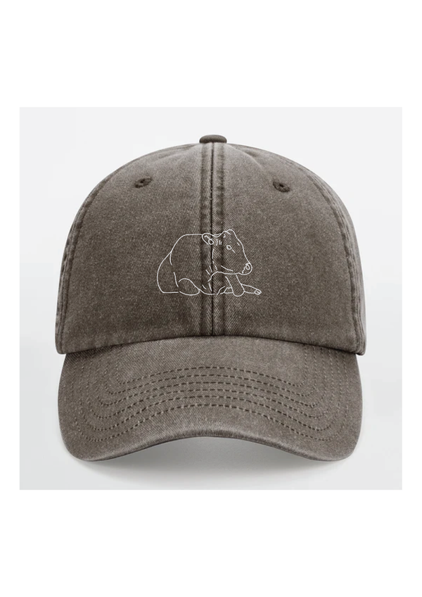 Cap med outline - Vintage