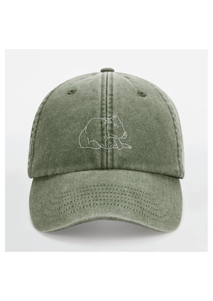 Cap med outline - Vintage