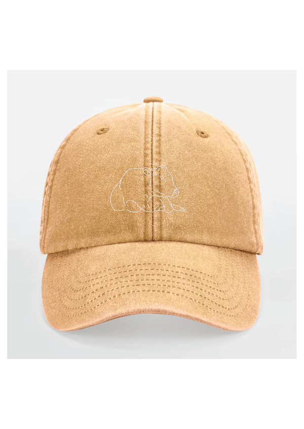 Cap med outline - Vintage
