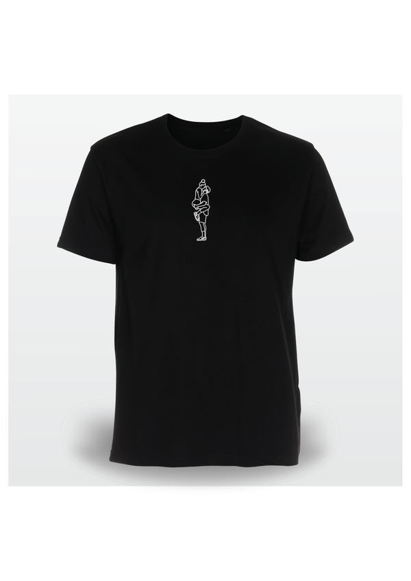 T-shirt med outline