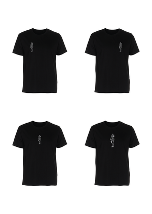 T-shirt med outline